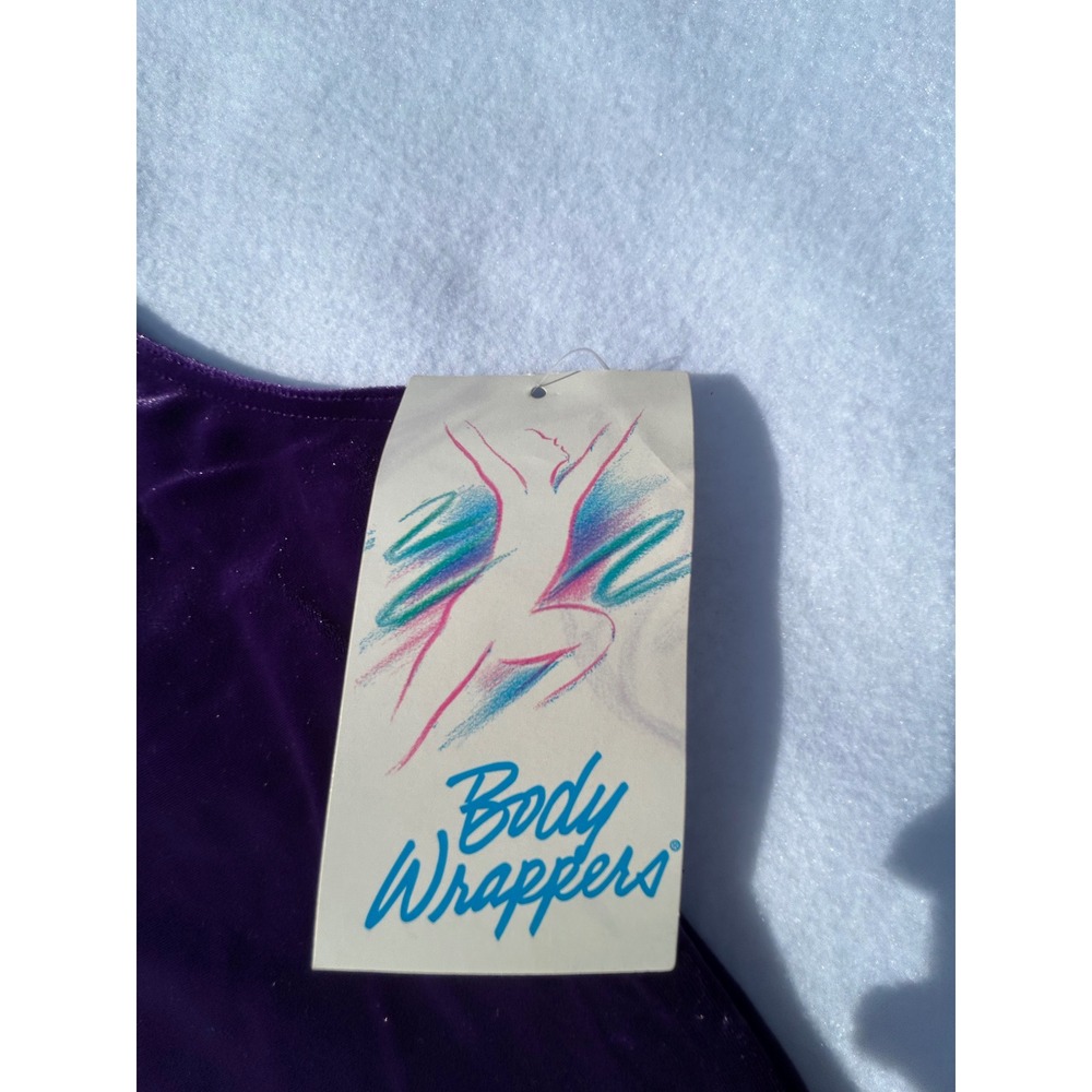 Body Wrappers Purple Girls Tank Vintage 90s - Picture 2 of 9